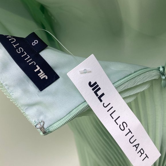 JILL JILL STUART CRINKLE CHIFFON GOWN, SIZE 8, NWT - Picture 7 of 7